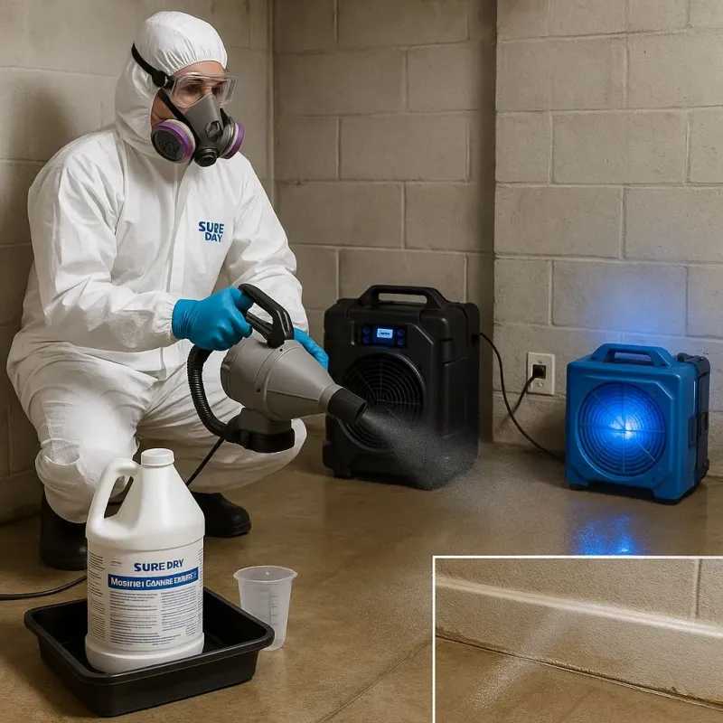 Sanitization and Odor Removal process in Russell, PA