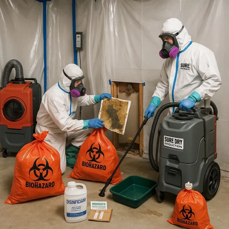 Contaminated Water Handling Protocols process in Russell, PA