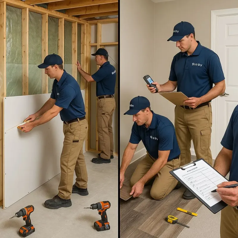 Repairs and Reconstruction process in Russell, PA
