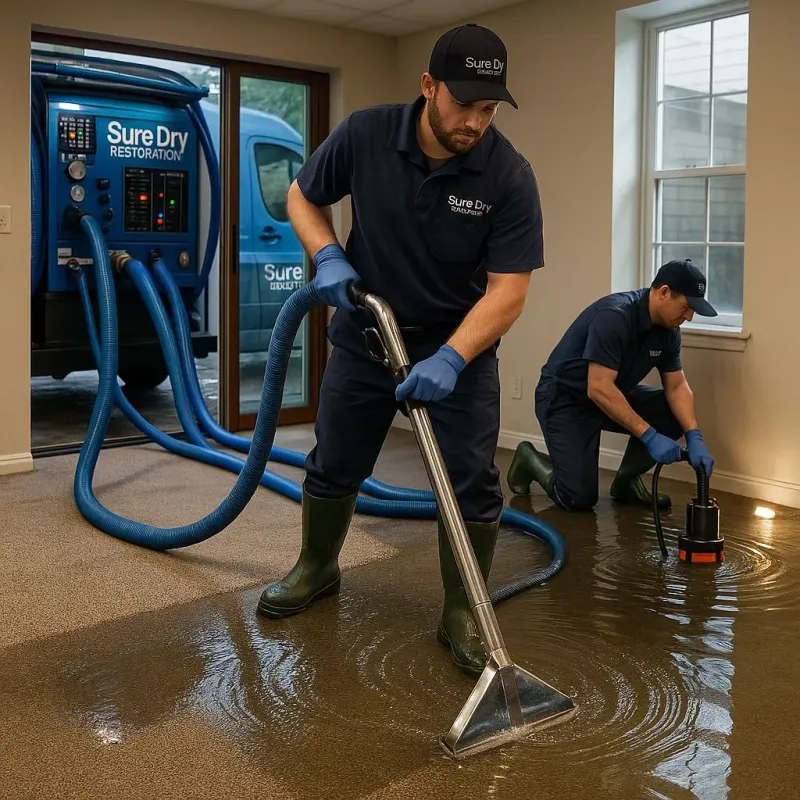 Water Extraction and Removal process in Russell, PA